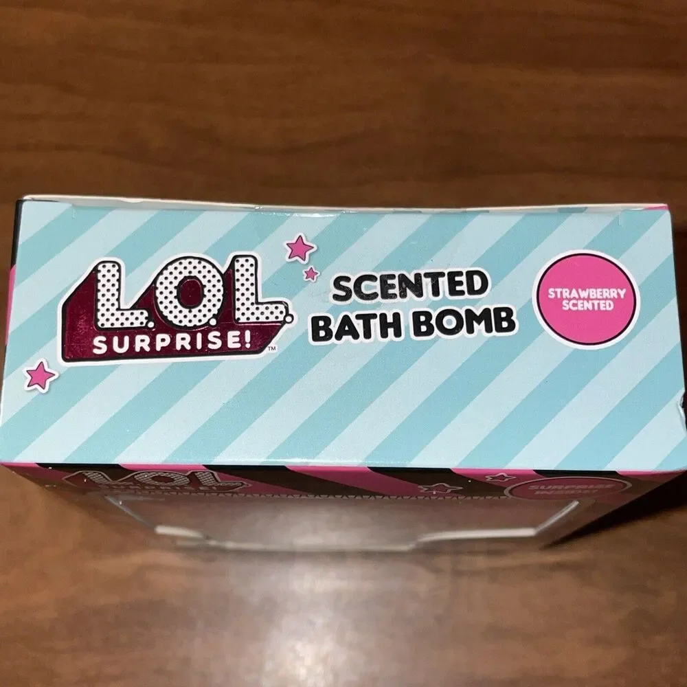 LOL Surprise! Strawberry Scented Bath Bomb Pink Star Design Ages 3+